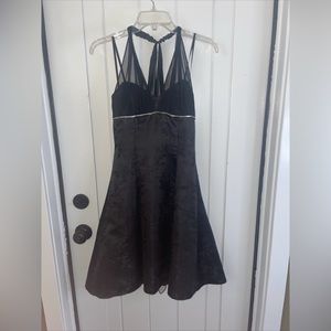 90s Y2K Black Dress Urban Girl Nights Size 3/4 DAMAGED